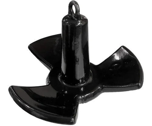 Flussanker Stahlanker mit PVC - Beschichtung