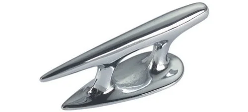 Belegklampe Messing asymmetrisch