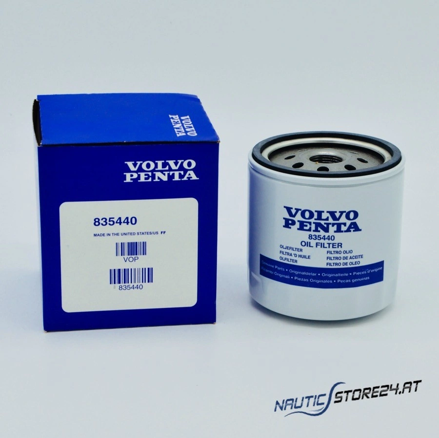 Volvo Penta Ölfilter für 3.0 4-Zylinder, V6 4.3, V8 5.0 5.7 8.1L (835440)