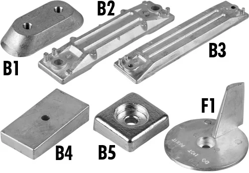 Tecnoseal Magnesiumanode für Honda 60x23mm