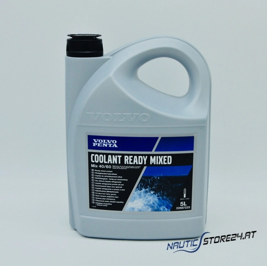 Volvo Penta Kühlmittel/Frostschutz Fertig Gemischt 40/60 od. Konzentriert 1L; 5L  & 20 L (22567233) Grün