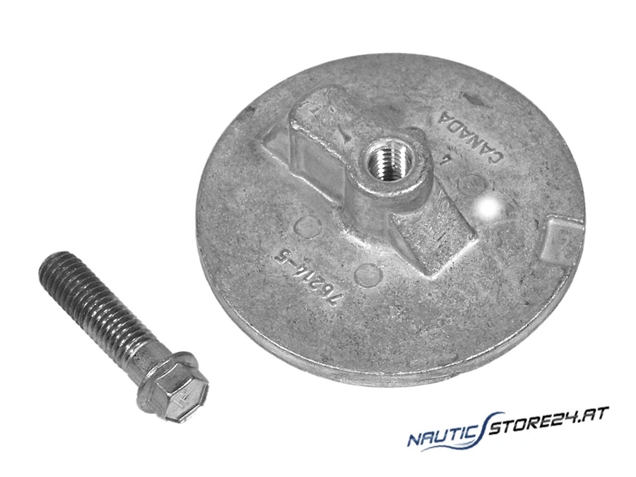 Mercury/Quicksilver Anode Magnesium für Außenborder und Alpha/Bravo Getriebe (97-76214A6)