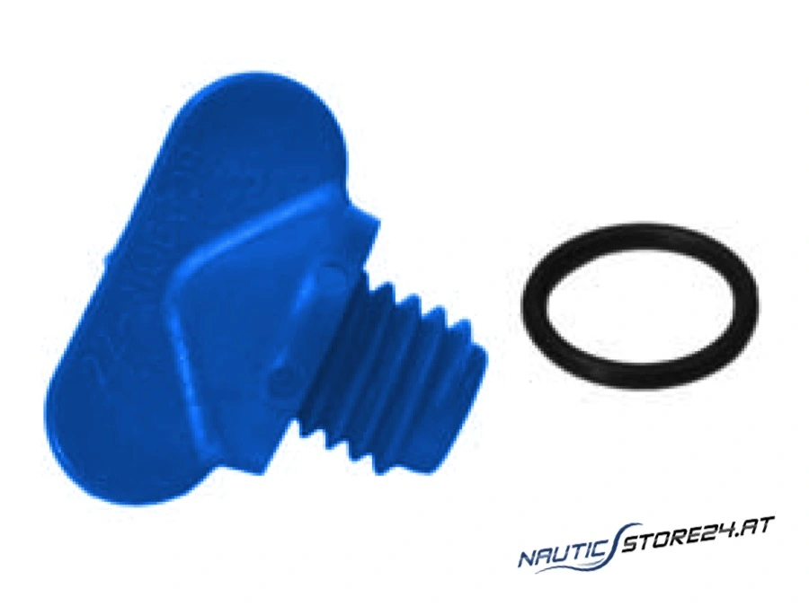 Mercury/Quicksilver Ablassschraube Kunststoff blau (22-806608Q01)