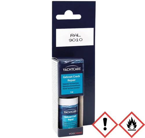 Yachticon Gelcoat Crack Repair Inhalt 9ml Farbe: Reinweiß