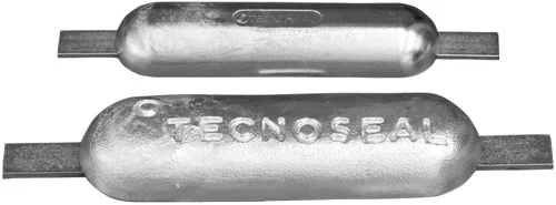 Tecnoseal Zink-Flachanode verschiedene Größen | Ausführung: Höhe 40mm, Länge 300mm, Breite 80mm, Gew. 5kg