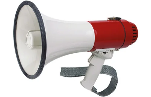 Megaphone mit Sirene