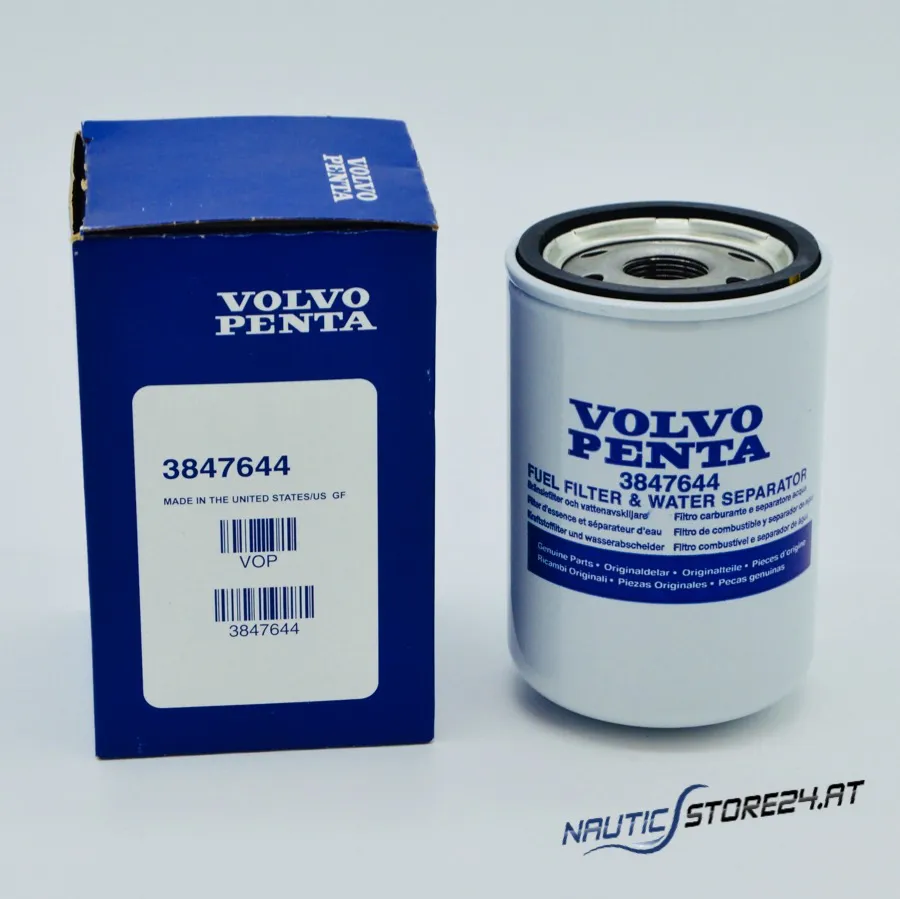 Volvo Penta Kraftstofffilter für 3.0, 4.3, 5.0, 5.7, 8.1, V6, V8 (3847644)