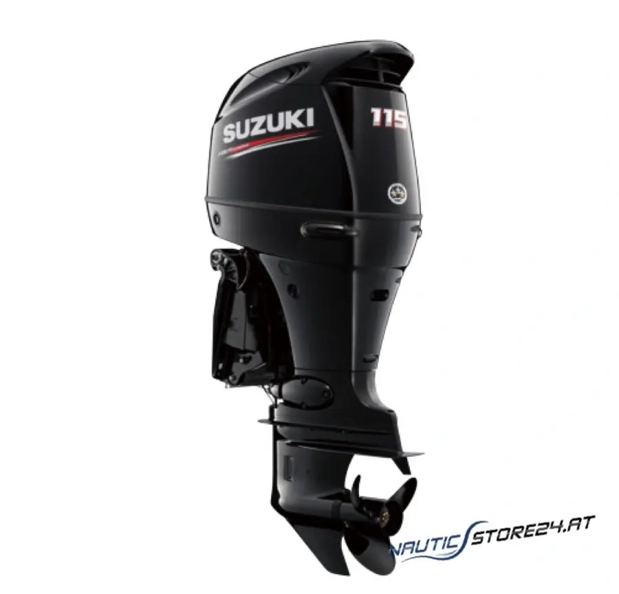 Suzuki DF115BTL (115 PS / 84,6 KW) Außenbordmotor | Ausführung: L-Langschaft Fernsteuerung  Elektrostart  Power  Trimm / Tilt
