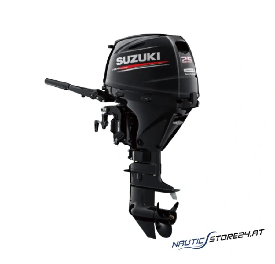 Suzuki DF25AS (25 PS / 18,4 KW) Außenbordmotor Ausführung S-Kurzschaft Pinnensteuerung