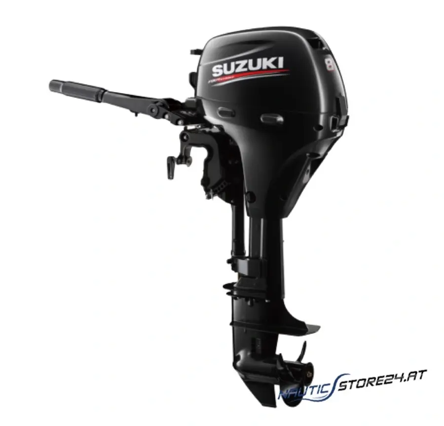 Suzuki DF8A (8 PS/ 5,9 KW) Außenbordmotor | Ausführung: S-Kurzschaft Pinnensteuerung